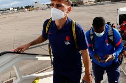 马德里竞技球员放松训练，准备迎接重要比赛的简单介绍